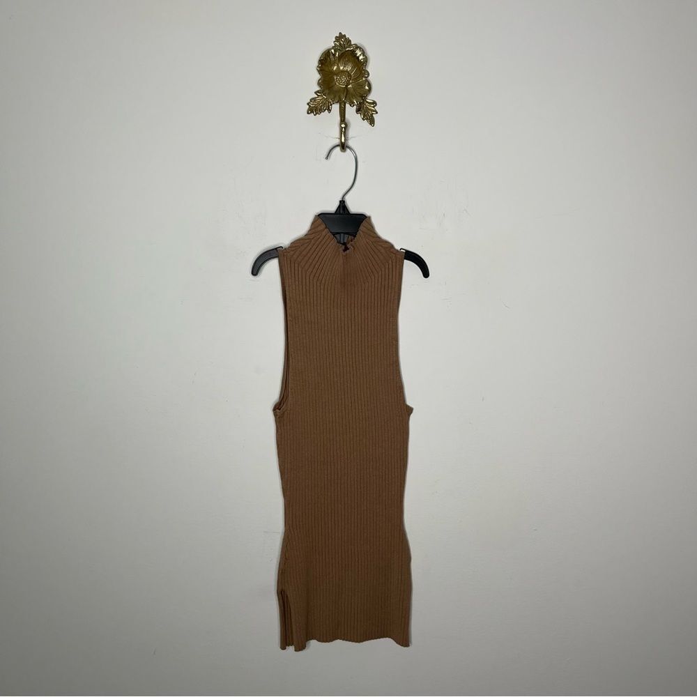 Song of Style Ribbed Mock Neck Tank XS